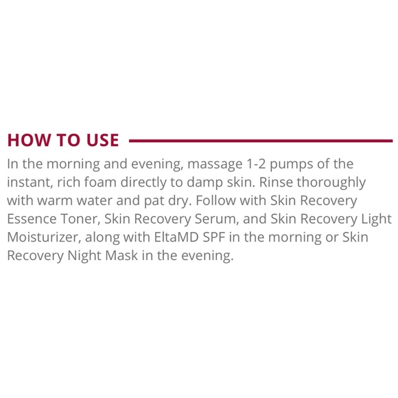 NEW EltaMD Trial Size Skin Recovery Amino Acid Foaming Cleanser - Picture 11 of 17